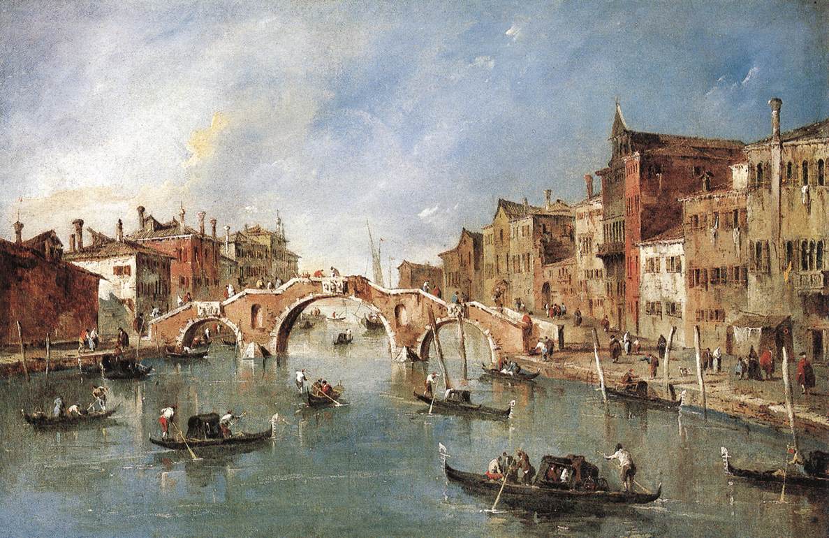 The Three-Arched Bridge at Cannaregio sdg